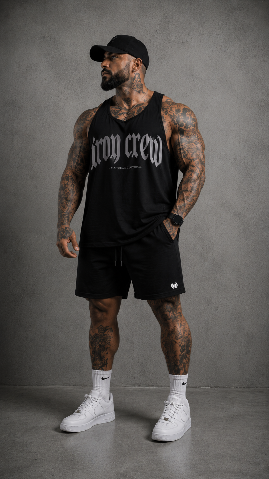 CAMISETA STRINGER IRON CREW BLACK EDITION