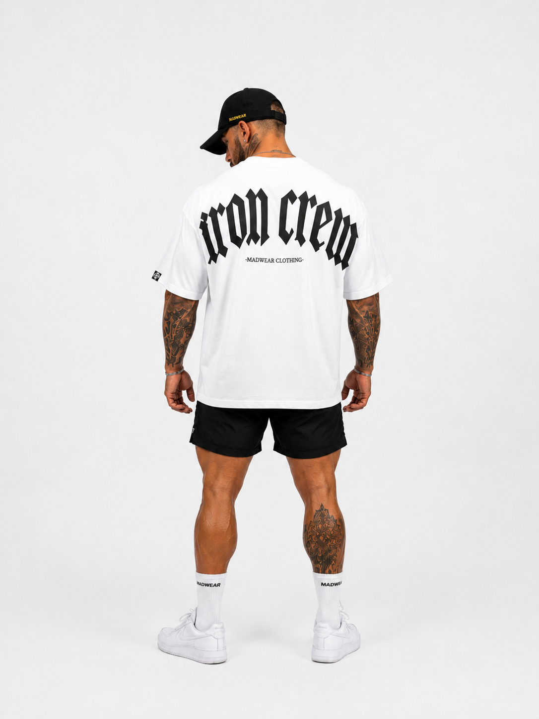 CAMISETA OVERSIZED IRON CREW WHITE EDITION