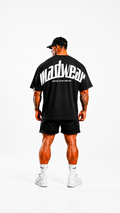 CAMISETA OVERSIZED MADWEAR NEGRO/BLANCO