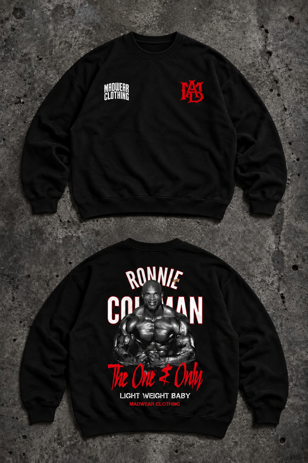 RONNIE THE ONE & ONLY SUDADERA SIN GORRO CREW NECK