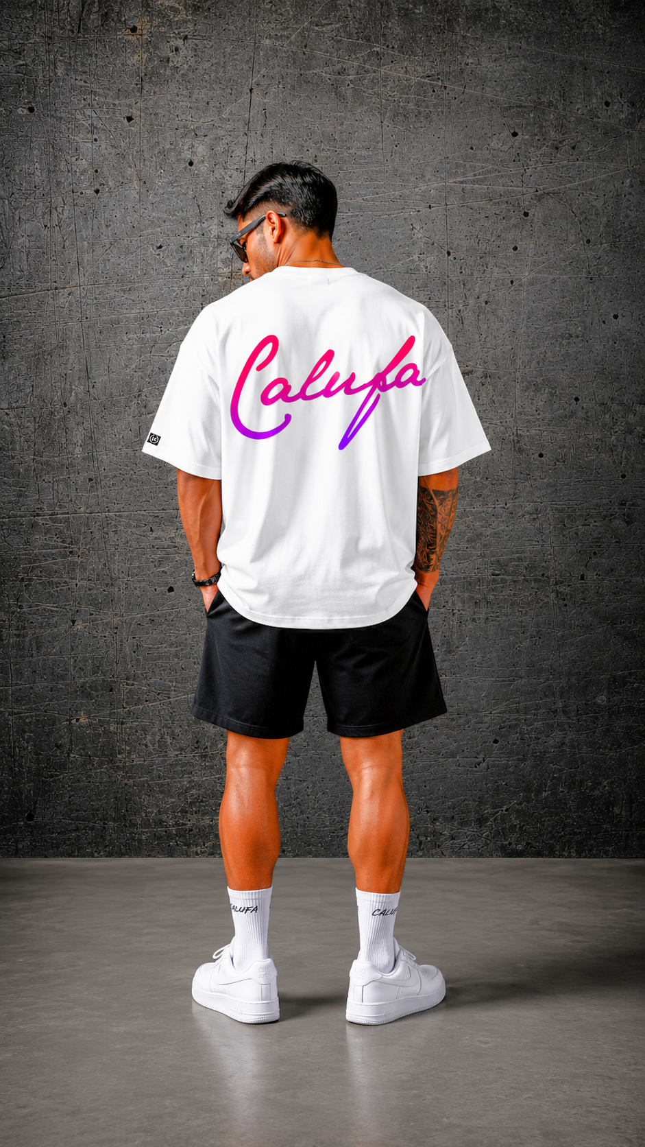 CAMISETA OVERSIZED CALUFA BLANCO