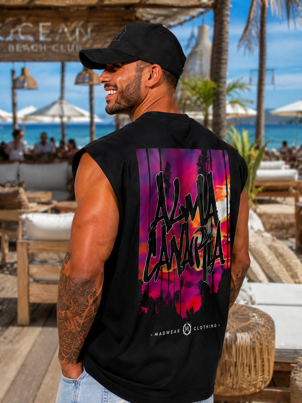 CAMISETA TANK TOP ALMA CANARIA BLACK EDITION