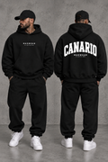 SUDADERA CANARIO LETRAS EN BLANCO