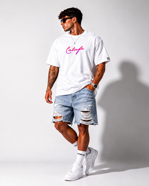 CAMISETA OVERSIZED CALUFA BLANCO