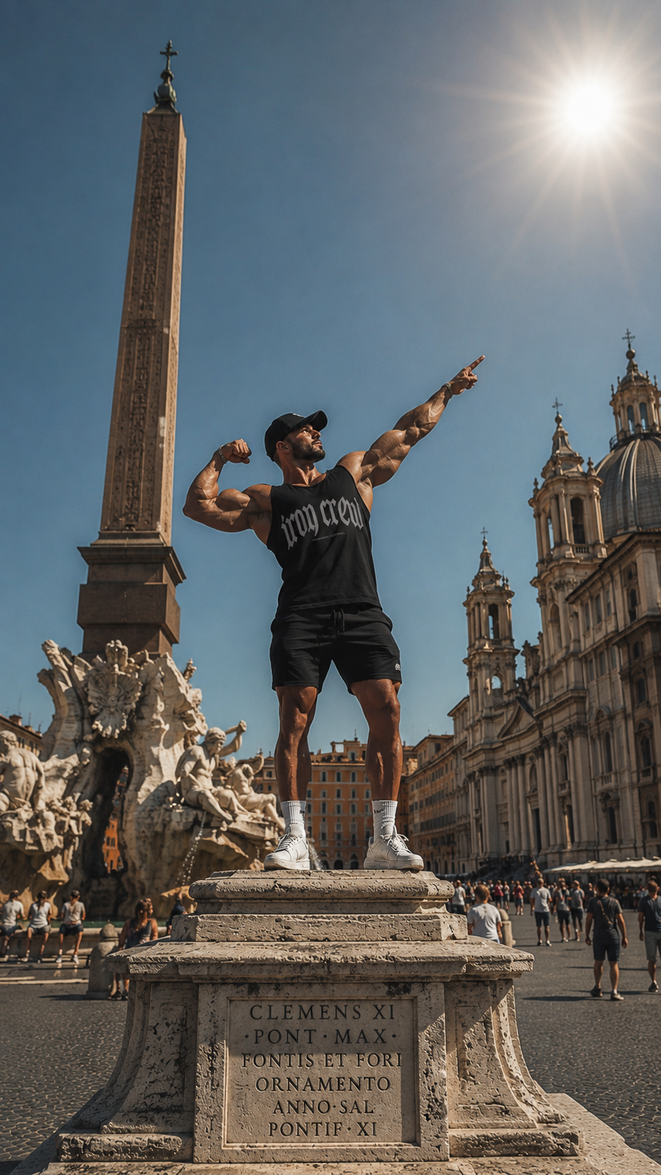 CAMISETA STRINGER IRON CREW BLACK EDITION