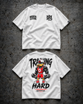 TRAINING HARD OVERSIZED BLANCO