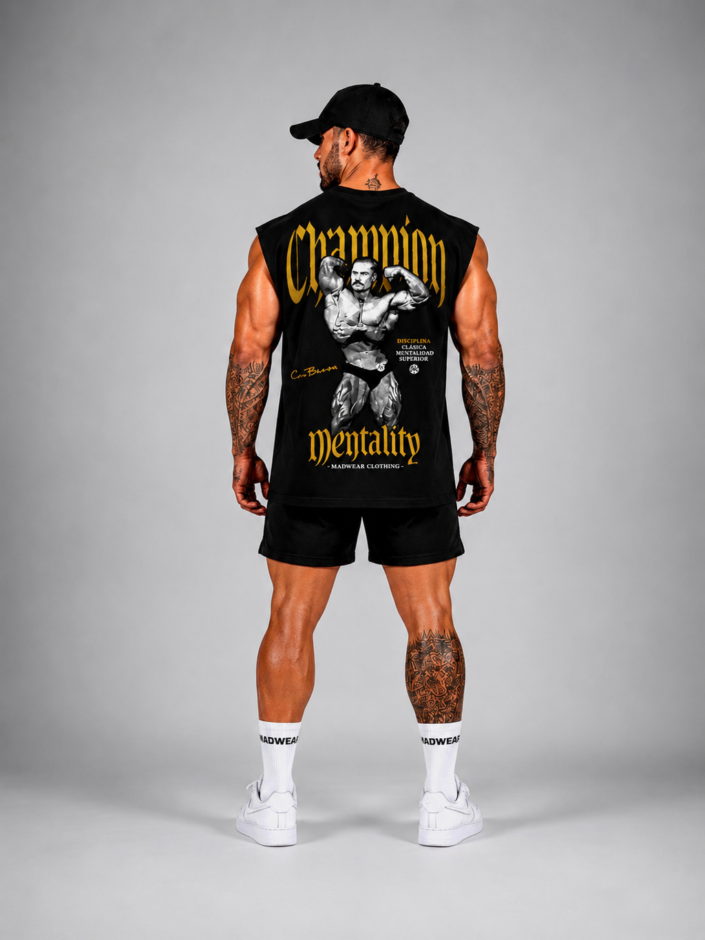 CAMISETA TANK TOP CHAMPION MENTALITY CBUM BLACK EDITION