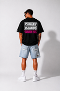 CAMISETA OVERSIZED CANARIAS PARADISE LOST BLACK EDITION
