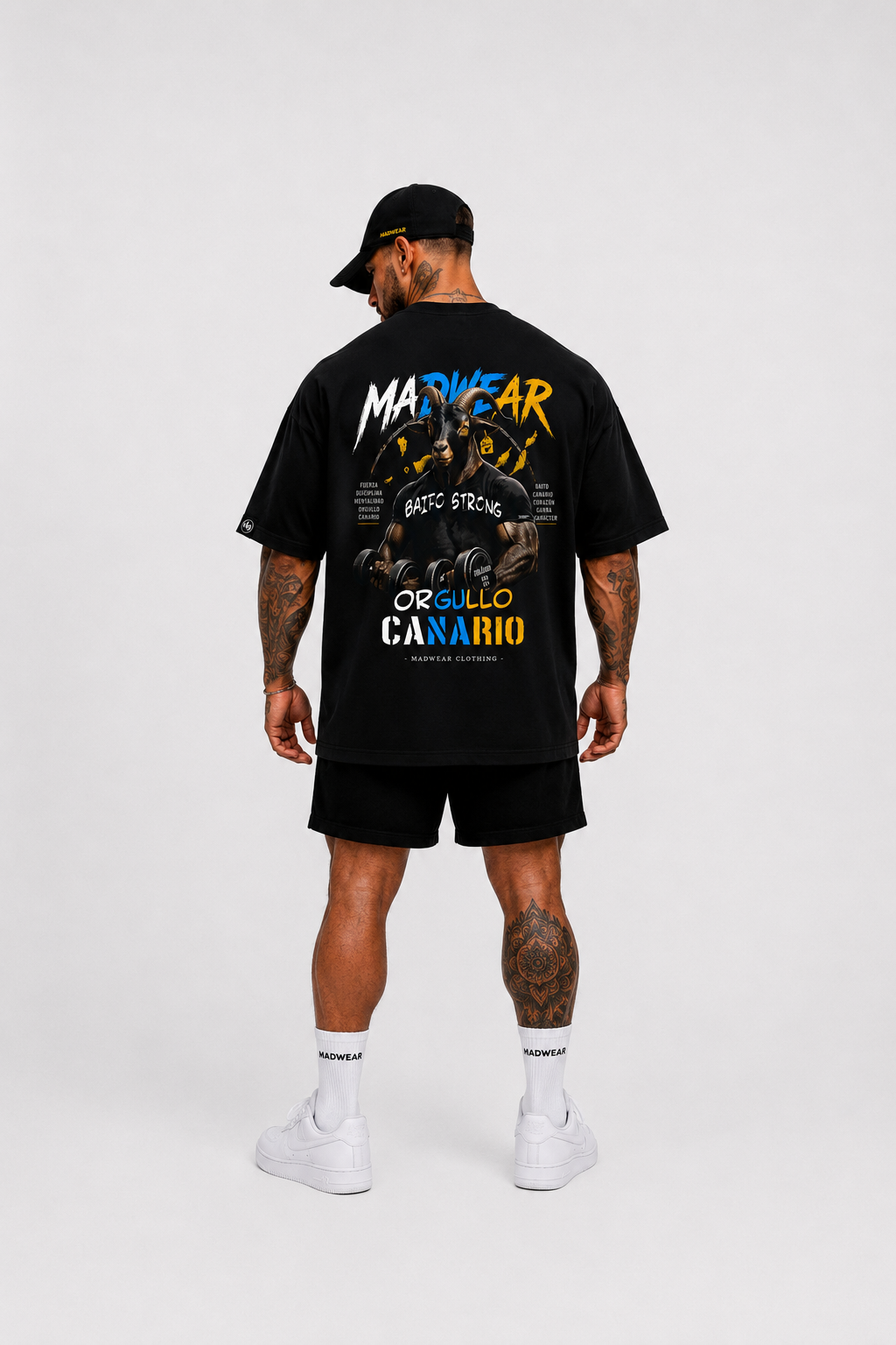 CAMISETA OVERSIZED EL BAIFO STRONG BLACK EDITION