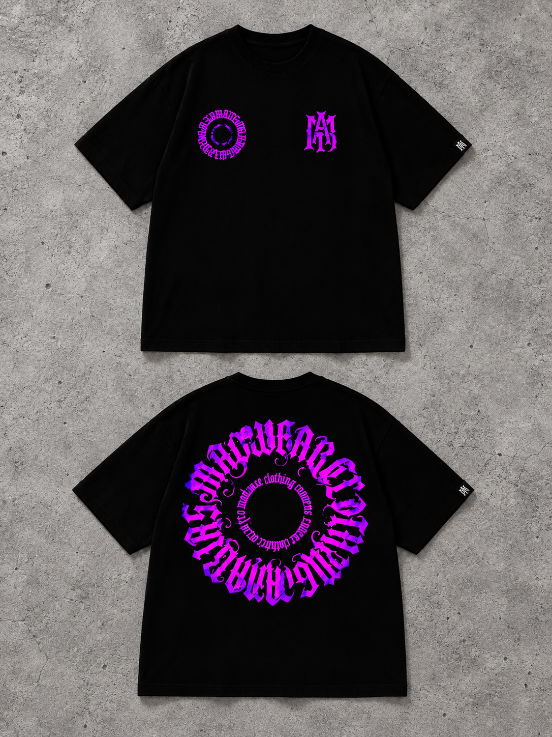 GRÁFICO MADWEAR VIOLETA FUCCIA OVERSIZED