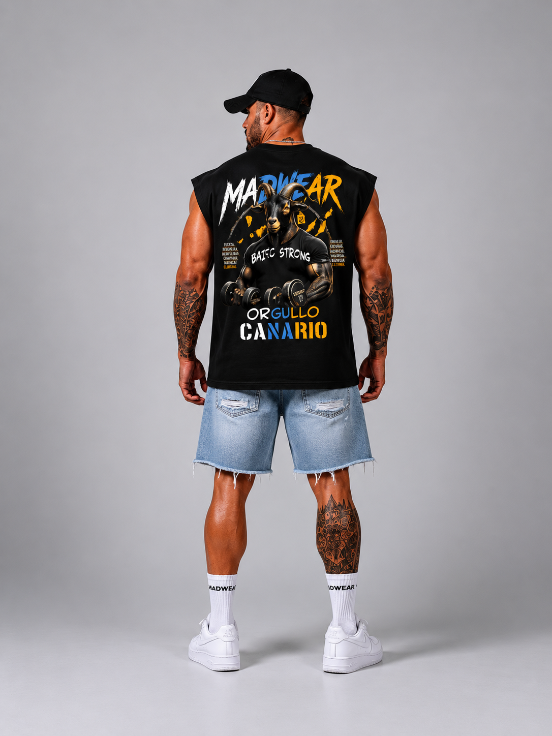 CAMISETA TANK TOP EL BAIFO CANARIAS BLACK EDITION