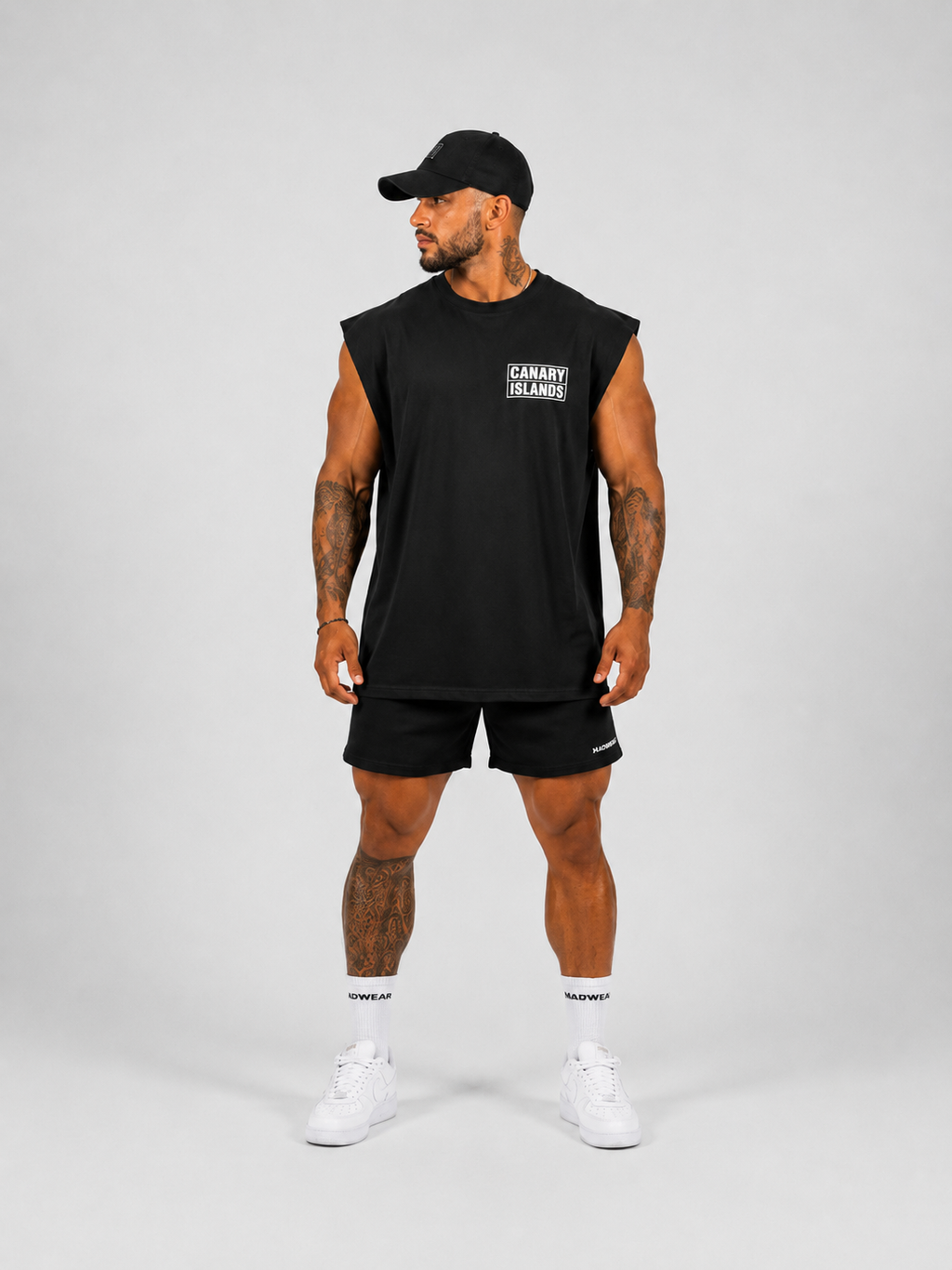 CAMISETA TANK TOP MENOS PROTEINA MÁS GOFIO BLACK EDITION