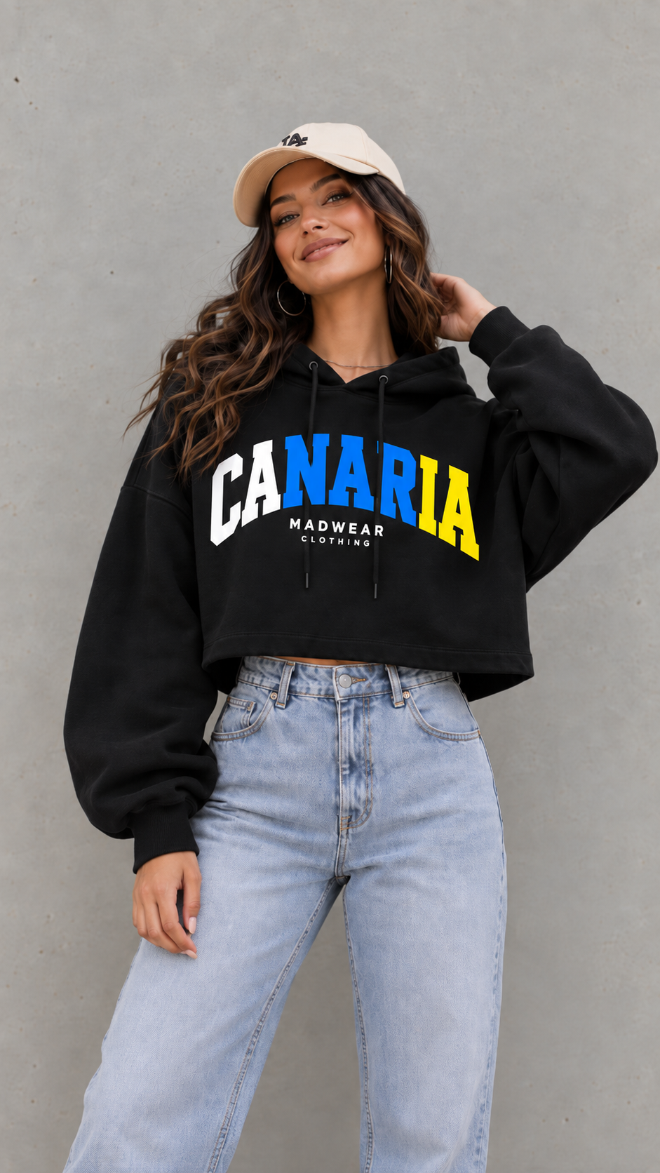 CROP TOP OVERSIZED CANARIA CANARIAS