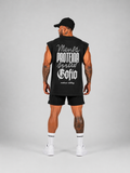 CAMISETA TANK TOP MENOS PROTEINA MÁS GOFIO BLACK EDITION
