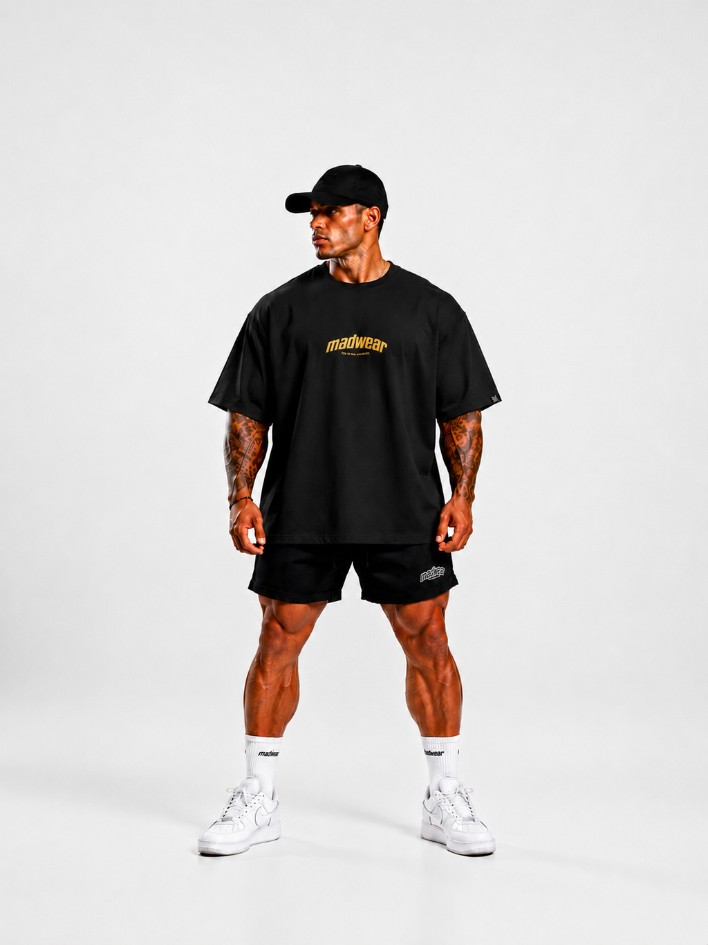 CAMISETA OVERSIZED CHAMPION MENTALITY CBUM BLACK