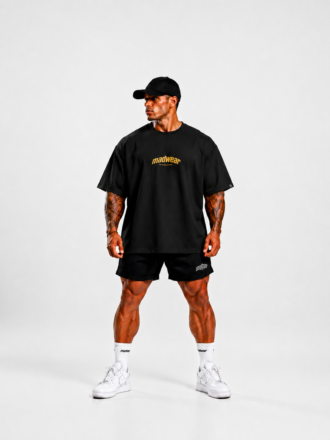 CAMISETA OVERSIZED CHAMPION MENTALITY CBUM BLACK