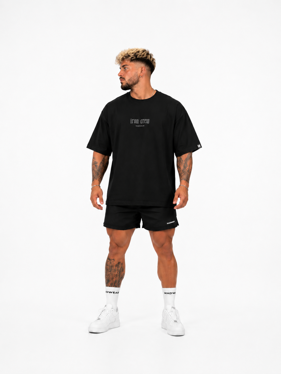 CAMISETA OVERSIZED IRON CREW BLACK EDITION