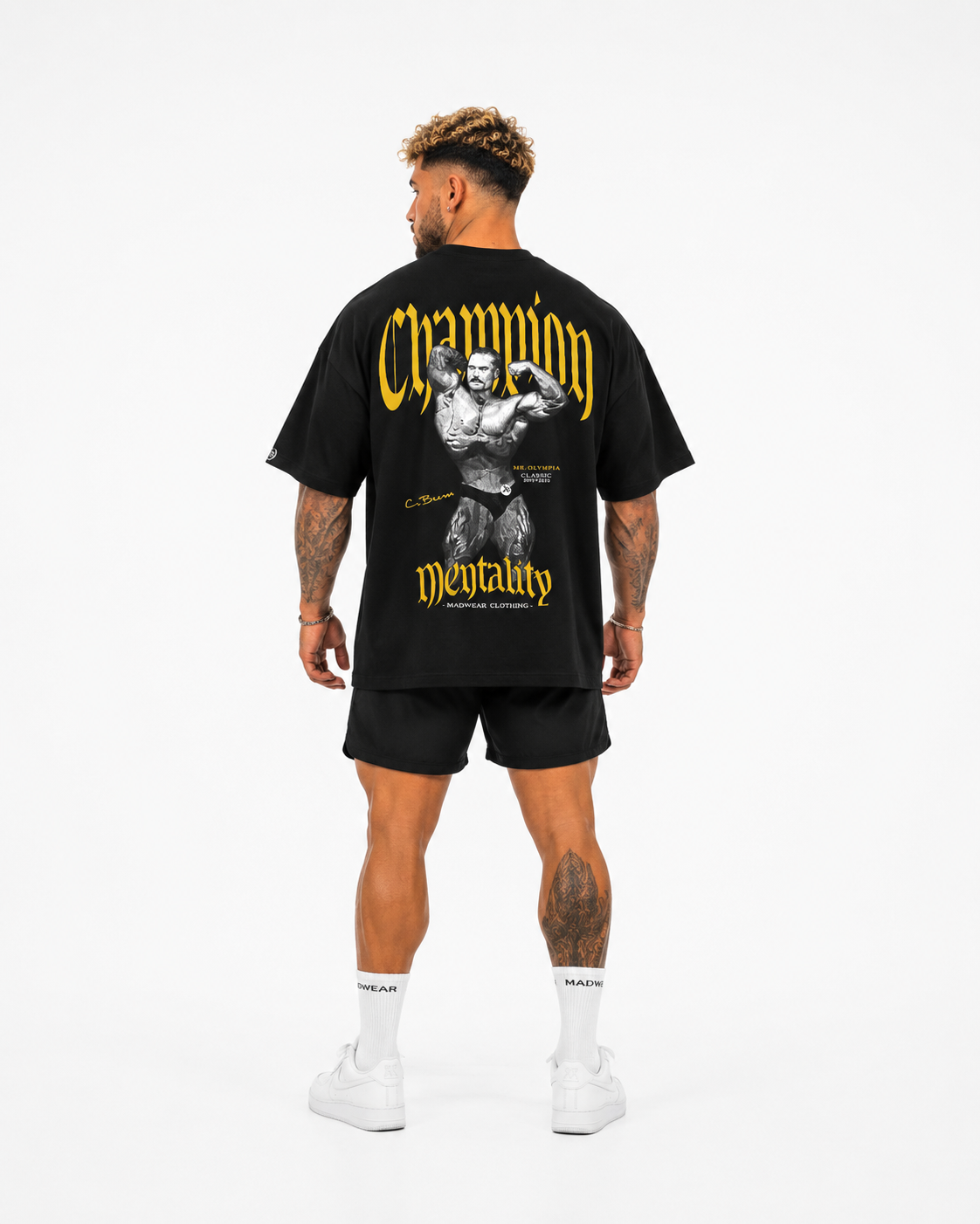 CAMISETA OVERSIZED CHAMPION MENTALITY CBUM BLACK