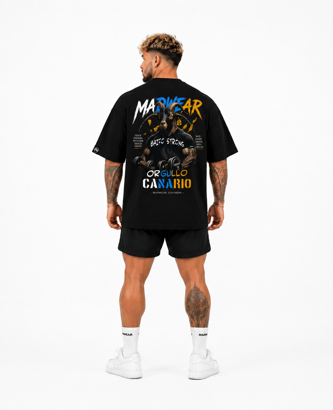 CAMISETA OVERSIZED EL BAIFO CANARIAS BLACK EDITION