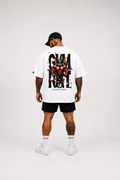 CAMISETA OVERSIZED GYMRAT WHITE EDITION