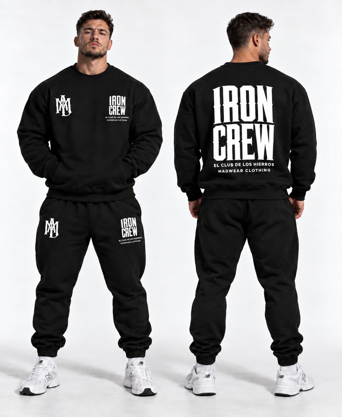 CHANDAL IRON CREW COMPLETO SUDADERA SIN GORRO