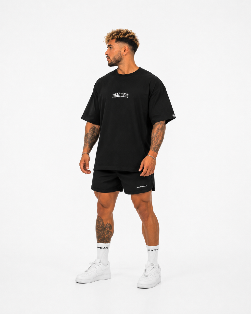 CAMISETA OVERSIZED LEG DAY BLACK EDITION