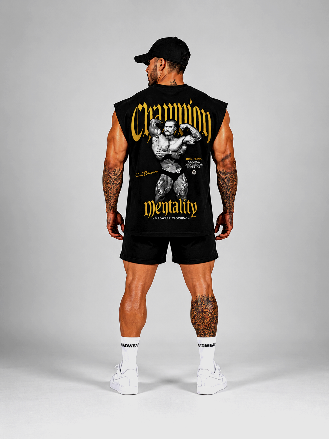 CAMISETA TANK TOP CHAMPION MENTALITY CBUM BLACK EDITION