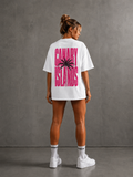 CANARY ISLANDS OVERSIZED FUCCIA BLANCO