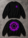 GRÁFICO MADWEAR VIOLETA FUCCIA SUDADERA SIN GORRO CREW NECK