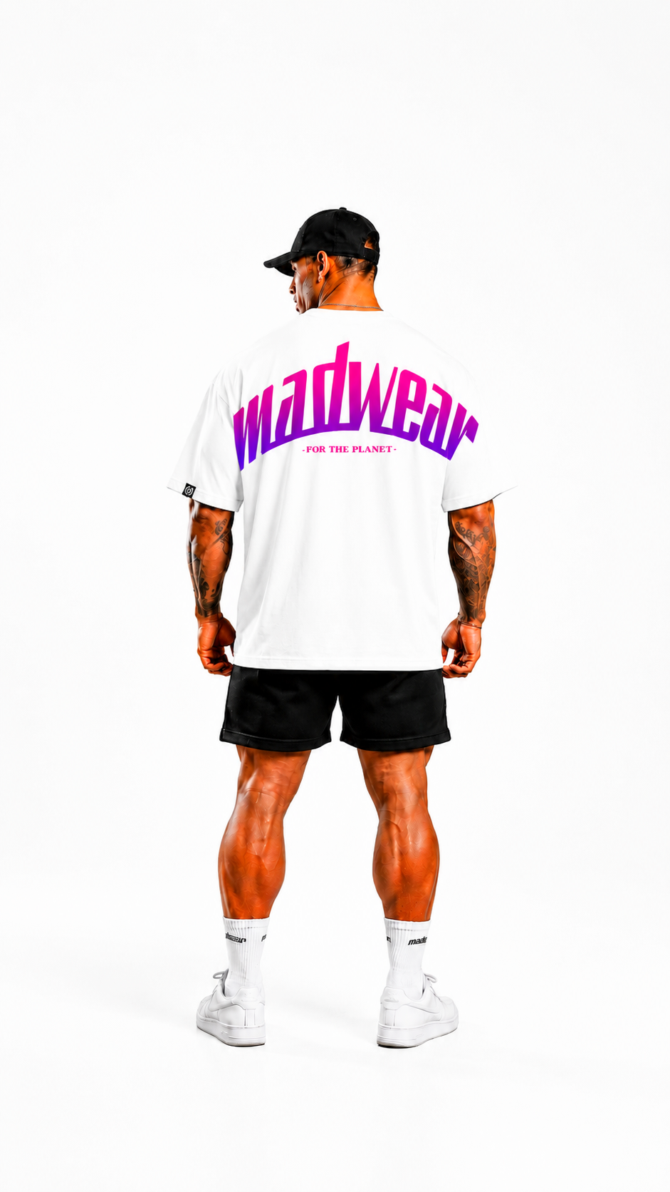 CAMISETA OVERSIZED MADWEAR BLANCO/SUMMER
