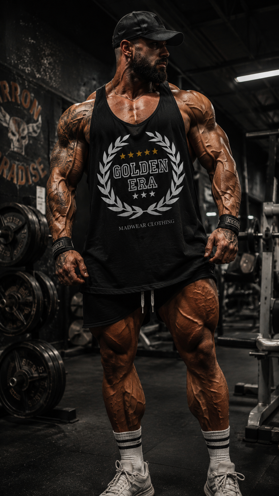 CAMISETA STRINGER GOLDEN ERA BLACK EDITION