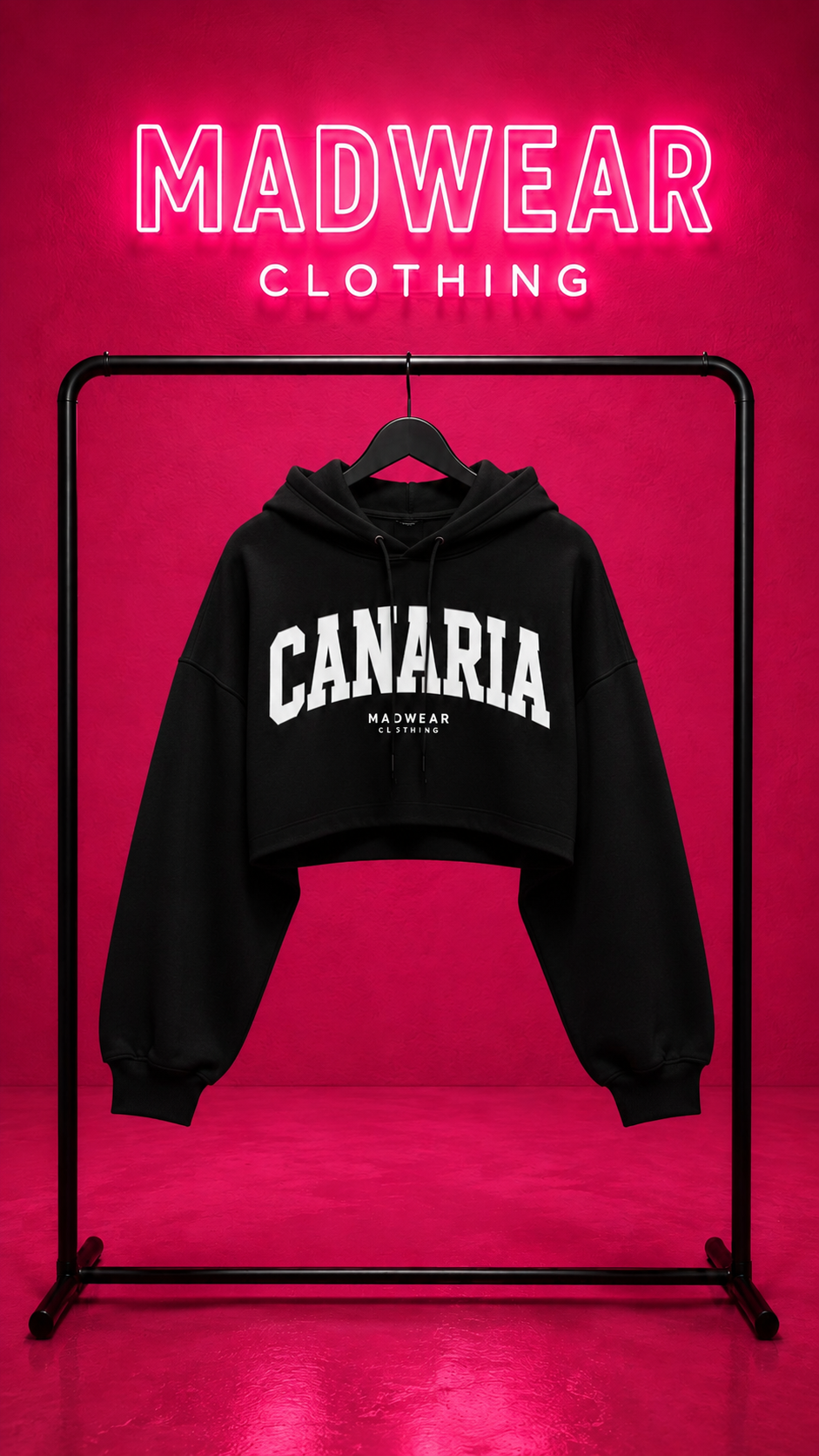 CROP TOP OVERSIZED CANARIA BLANCO