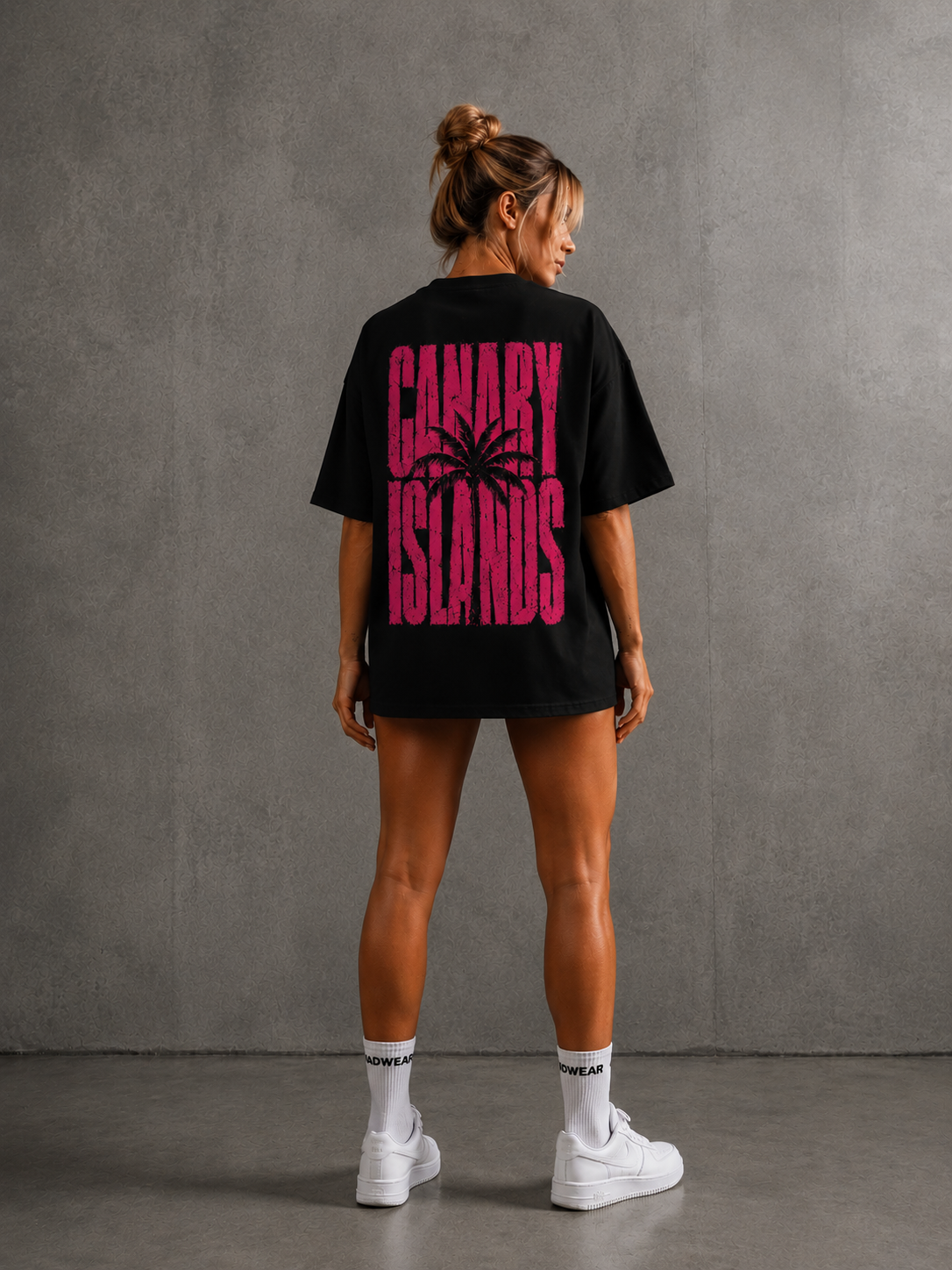 CANARY ISLANDS🌴 FUCCIA NEGRO OVERSIZED