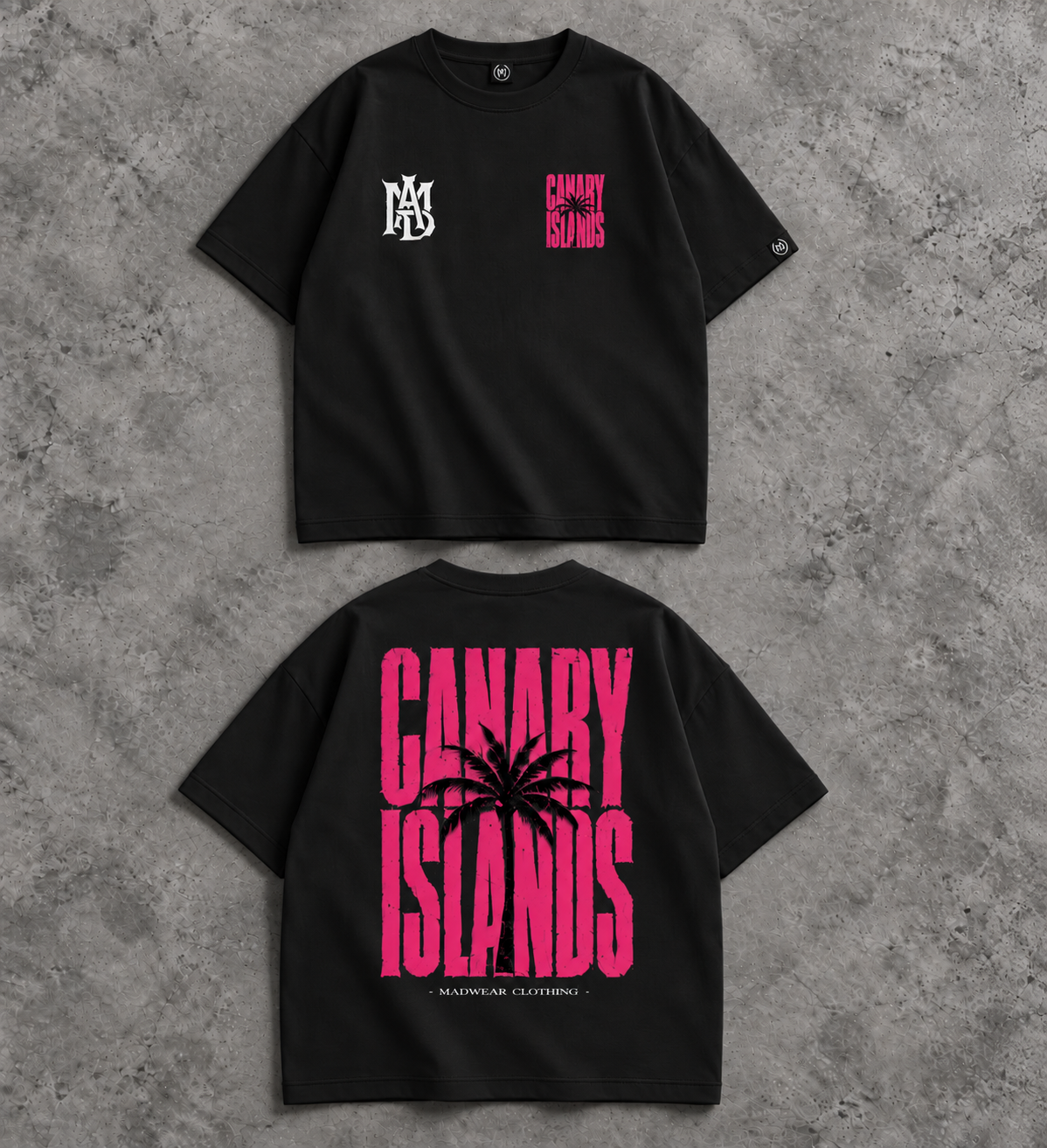 CANARY ISLANDS🌴 FUCCIA NEGRO OVERSIZED