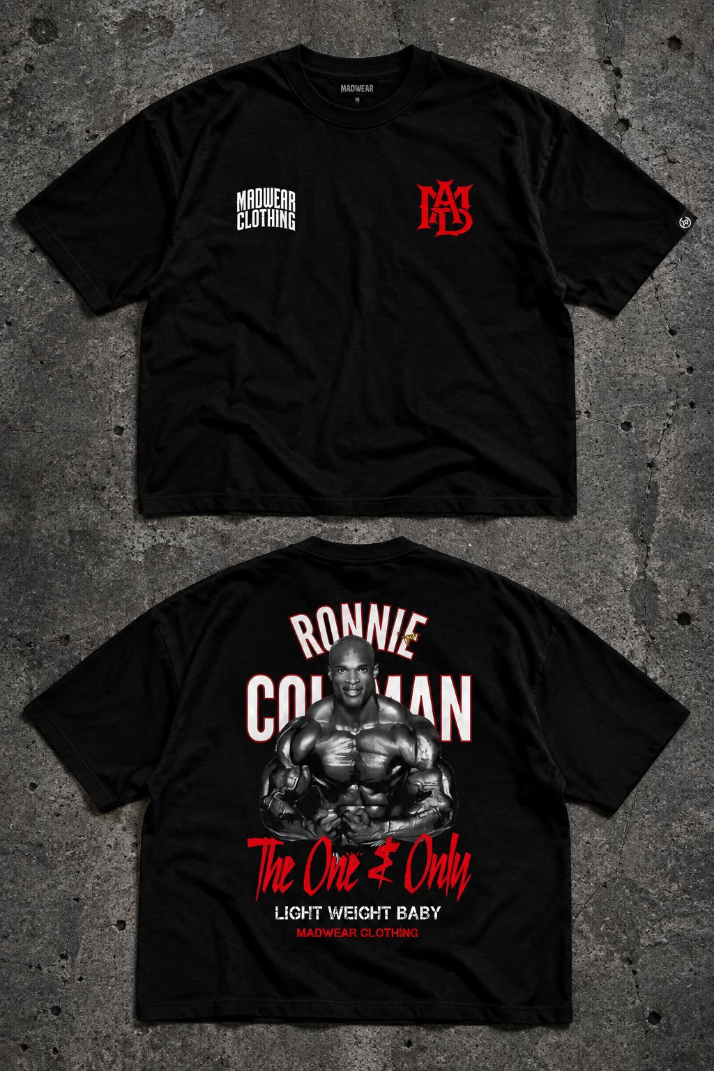 RONNIE THE ONE & ONLY CAMISETA OVERSIZED BLACK