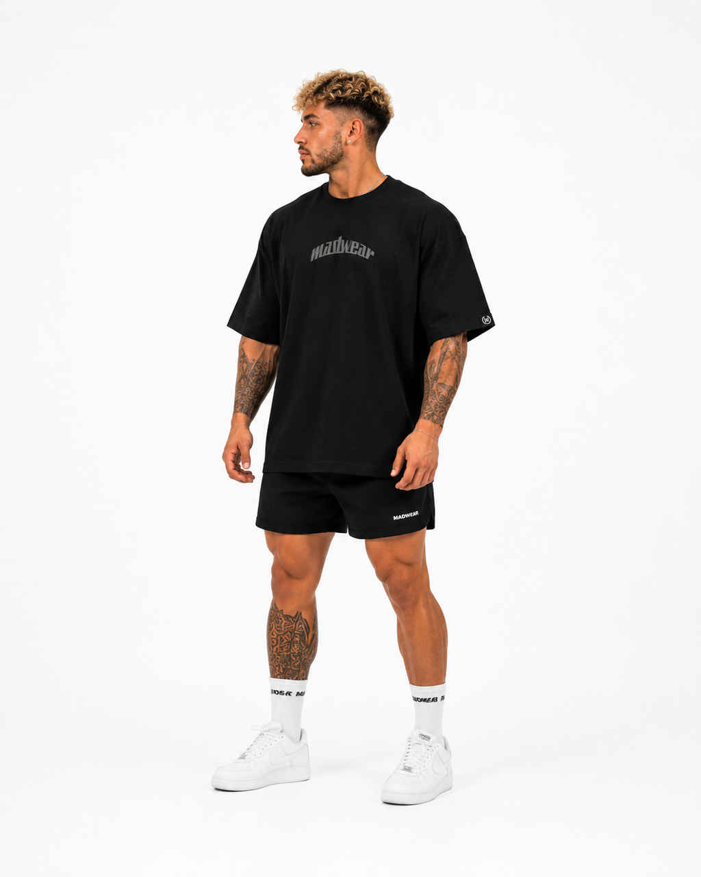 CAMISETA OVERSIZED GYMRAT BLACK EDITION